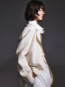 100% Linen Loose Fit X-Line Unisex Blazer