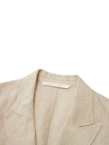 100% Linen Loose Fit X-Line Unisex Blazer