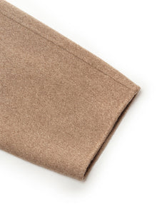 100% Cashmere Lapel Unisex Overcoat