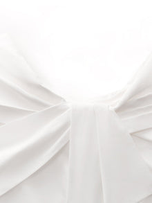 100% Cotton Stretch Off Shoulder Women Bow Top