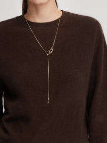 100% Brushed Wool Crew Neck Women Sweater