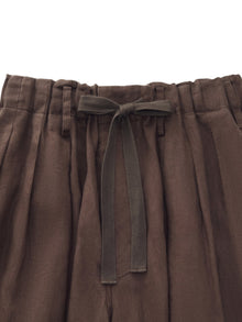 100% Linen Loose Fit Unisex Barrel Leg Pants