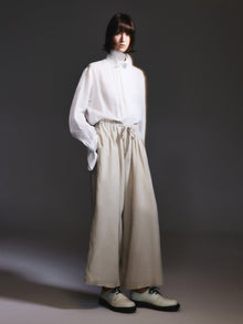 100% Linen Loose Fit Unisex Barrel Leg Pants