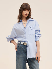 100% Cotton 3D Butterfly Women Loose Fit Shirt