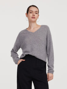 100% Cashmere Reversible Women Sweater
