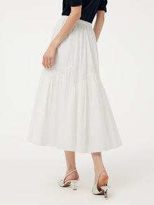 100% Cotton A-Line Elastic Waist Women Skirt