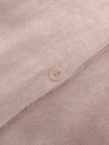 100% Brushed Cashmere V-Neck Women Cardigan