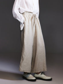 100% Linen Loose Fit Unisex Barrel Leg Pants