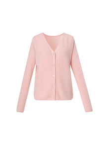 100% Cashmere Reversible Women Cardigan