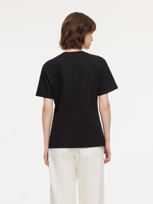 100% Cotton Women T-Shirt With 18MM Gambiered Canton Gauze Pocket