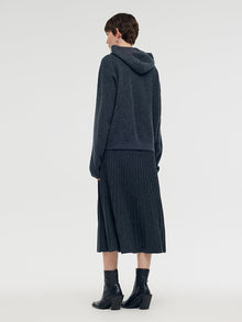 100% Brushed Wool Zip-Up Unisex Hoodie
