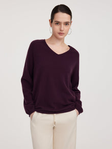 100% Cashmere Reversible Women Sweater