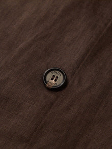 100% Linen Loose Fit H-Line Unisex Shop Coat