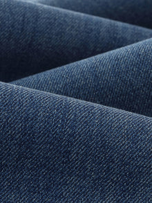 100% Cotton Denim Fleece Lined Women Straight Ankle Length Jeans