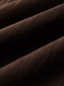 100% Linen A-Line Women Skirt With Braided Belt