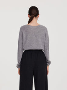100% Cashmere Reversible Women Sweater