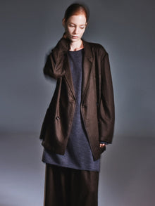 100% Linen Loose Fit H-Line Unisex Shop Coat