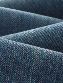 100% Cotton Denim Women Straight Leg Jeans