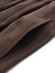 100% Linen Loose Fit Unisex Barrel Leg Pants