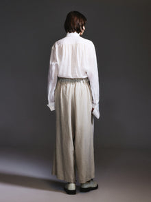 100% Linen Loose Fit Unisex Barrel Leg Pants