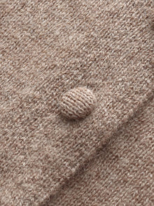100% Cashmere Faux Two-Piece Women Cardigan